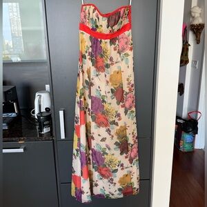 Ted Baker Strapless Floral Dress